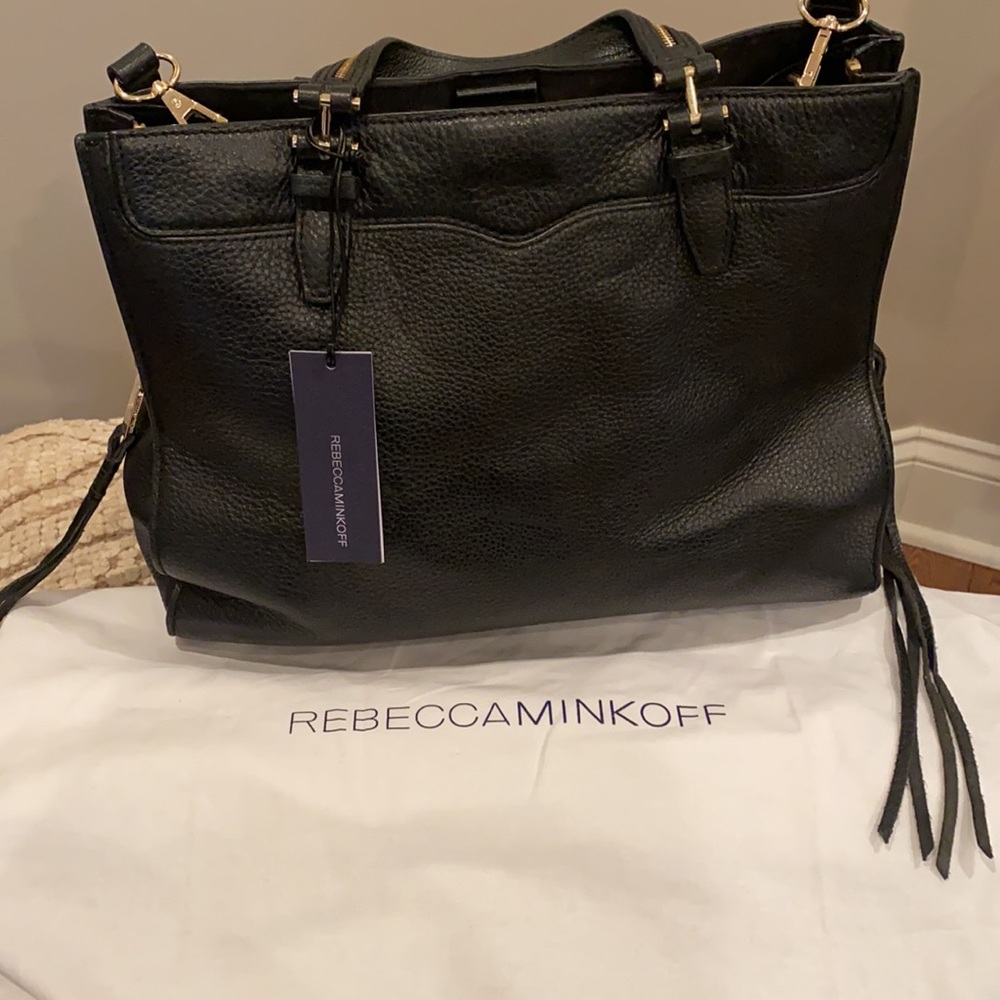 EUC! Rebecca Minkoff Designer Blair Tote Bag Black